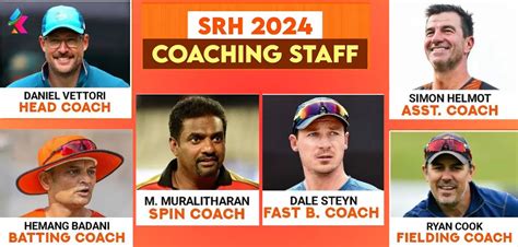 sunrisers hyderabad coaching staff 2023